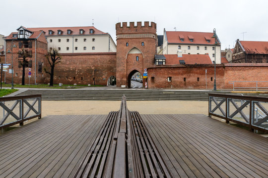 Torun, Poland, Bridge Gate in town walls