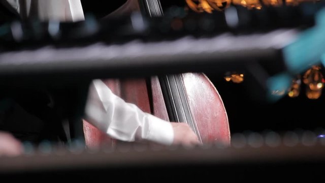 Musician playing the piano