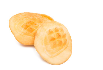 polish cheese oscypek isolated