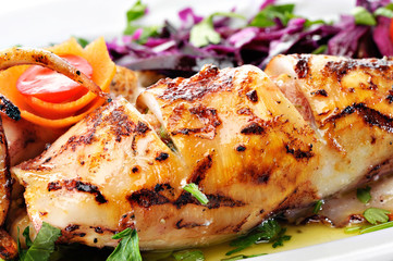 Grilled Greek Calamari