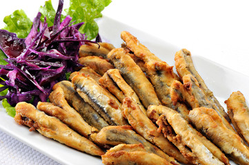 Fried fish Greek