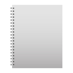template stationery notebook office for business cover blank design vector illustration