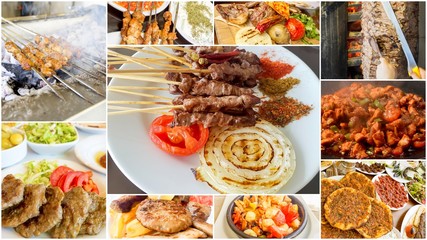 Türk Yemeklerinden Kolaj 