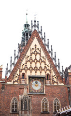 Fototapeta na wymiar Town Hall Wroclaw
