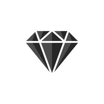 Gemstone logo, diamond icon