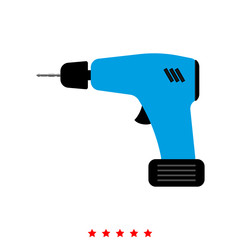 Screwdriver icon . Different color .