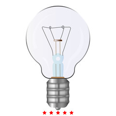 Bulb icon . Different color .