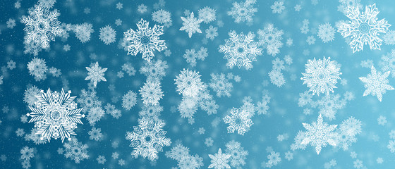 Schneeflocken - Weihnachtsmotiv