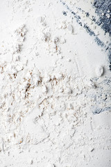Abstract background of plaster on black wall. Copy space.