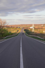 Obraz premium track, road with markings