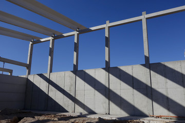 Precast structure in construction