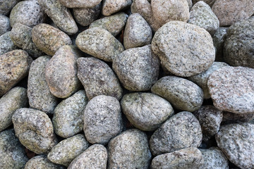 Close-up pile of rocks, Top view