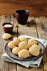 Italian sesame cookies