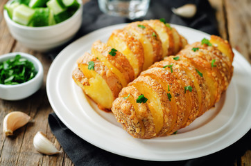 Tornado Cheesy Potatoes with Parsley