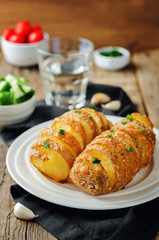 Tornado Cheesy Potatoes with Parsley
