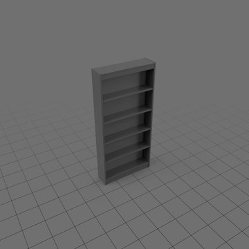Tall wall bookshelf