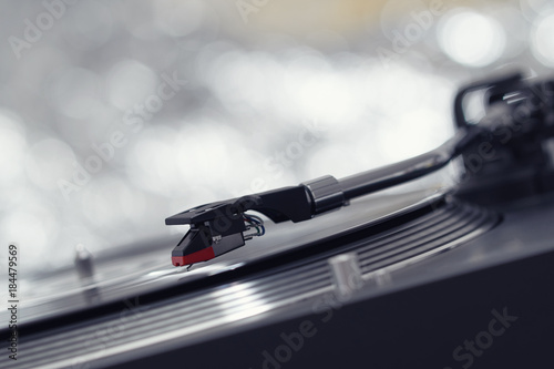 Turntable Vinyl Record Player Sound Technology For Dj To Mix