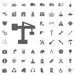 Construction jenny icon. Construction and Tools vector icons set