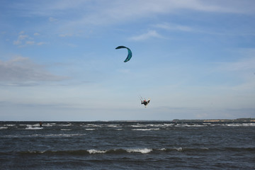Ostsee-Kitesurfen an der Wohlenberger Wiek in Mecklenburg