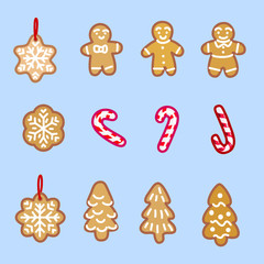 Illustration of christmas cookies