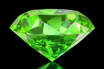 Emerald, 3D rendering