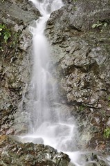 増水してできた滝