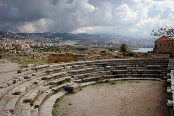 Roman ruins view, Byblos, Lebanon