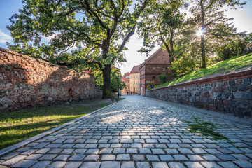 Old town in Grudziadz. Poland