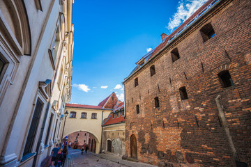 Old town in Grudziadz. Poland