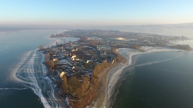 Reichenau vue hivernale - Allemagne