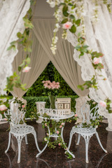 wedding decorations tables chairs flowers