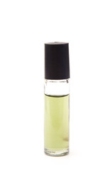 Ball Roller of oil or perfume on a white background