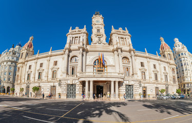 Fototapeta na wymiar Valencia, Spain - Valencia City Hall