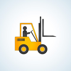 forklift truck with no load