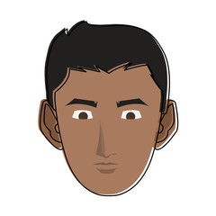 Young man cartoon