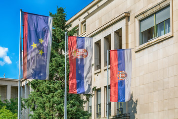 Provincial government building in Novi Sad, Serbia