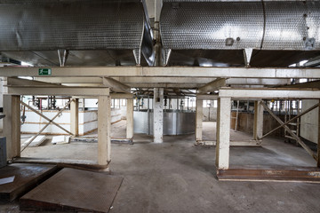 Seifensiederei in einer alten Seifenfabrik