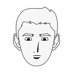 Young man cartoon