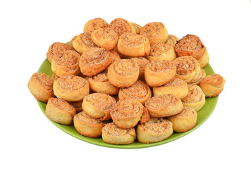 Homemade cookie on plate