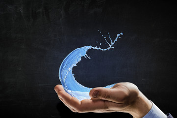 Fototapeta premium Water as life source