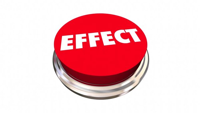 Cause and Effect Button Press Take Action Make Change 3d Animation