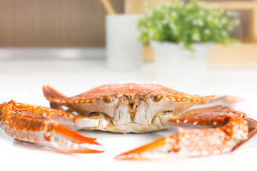 Crab cook for food in the Kitchen