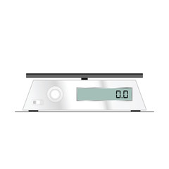 Obraz premium scales for food digital illustration