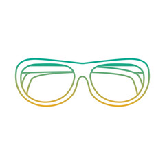 Fototapeta premium sunglasses beach accessory fashion icon vector illustration