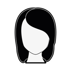 woman faceless cartoon icon vector illustration graphic design