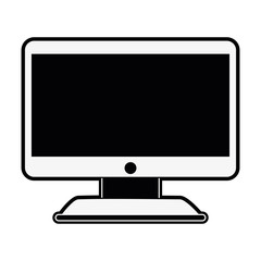 PC screen monitor icon vector illustration graphic design