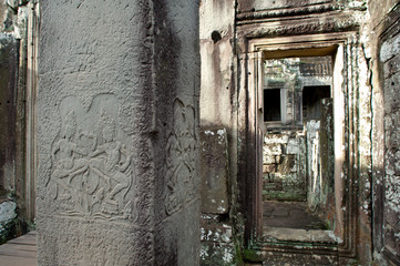 Fototapeta na wymiar Temple Fresco