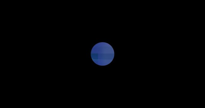 A blue dynamic 3D New at 5:00 transition and title page animation. 5 and 2 second options included with optional luma matte for both.	 	