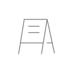 outdoor advertising line icon. Web element. Premium quality graphic design. Signs symbols collection, simple icon for websites, web design, mobile app, info graphics