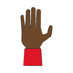 Obraz premium Hand with palm open